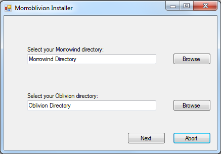 oblivion installation directory steam