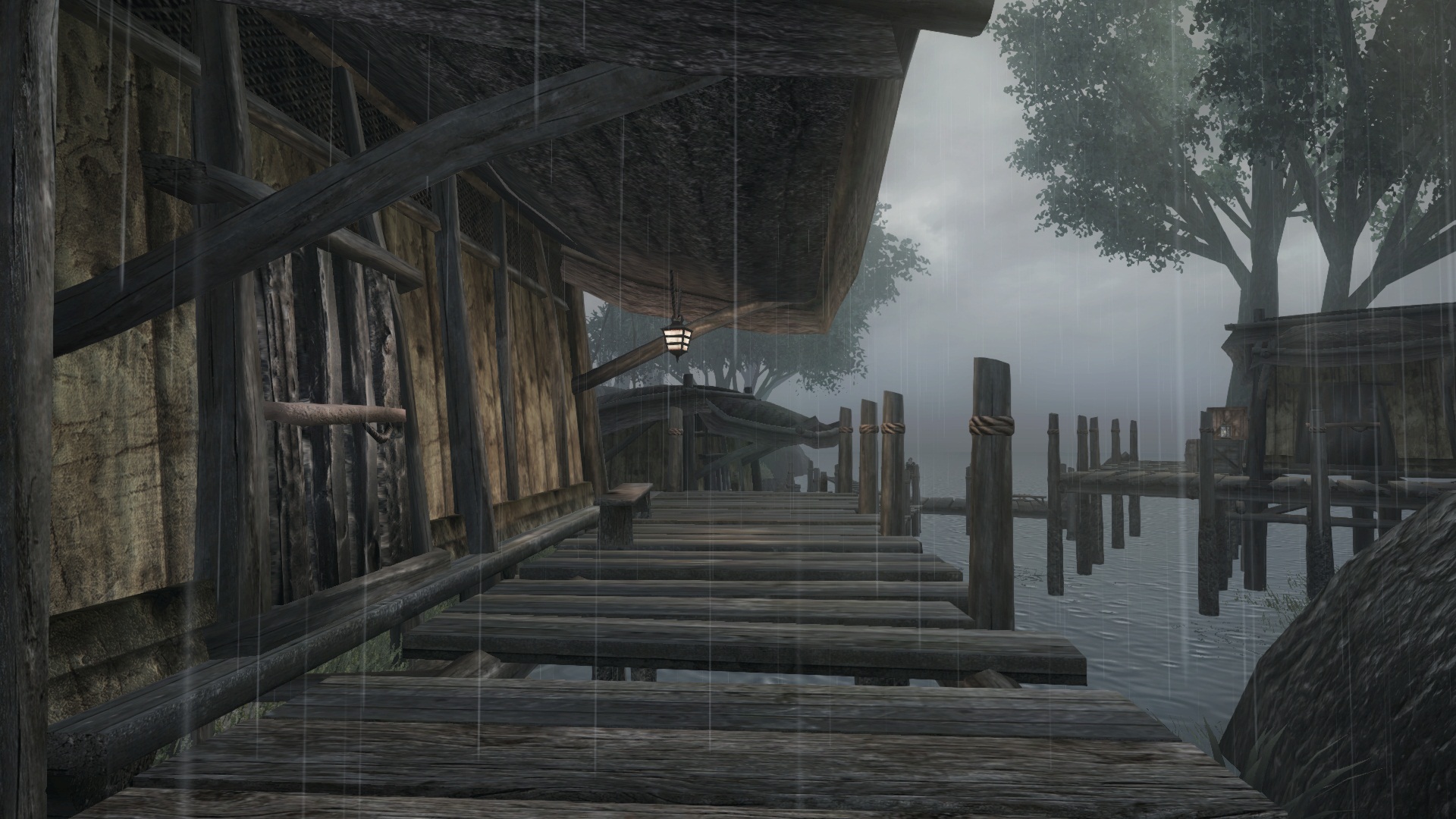 Hla Oad in the Rain