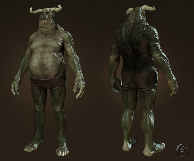 Current ZBrush model